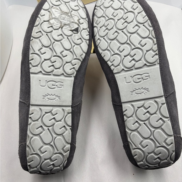 UGG Men's wool suede Charcoal Slip-On Loafers custom Sz 17 slippers - Picture 5 of 10